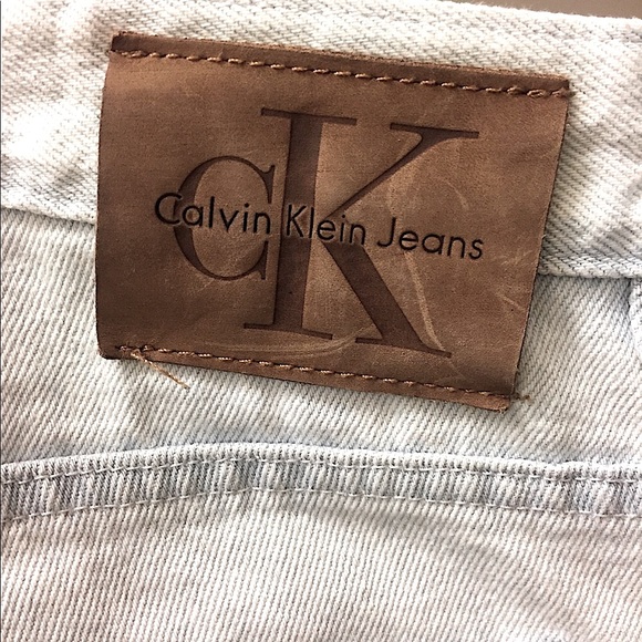 Calvin Klein Ice Blue Model Anti Fit Jeans Grunge - Picture 9 of 13